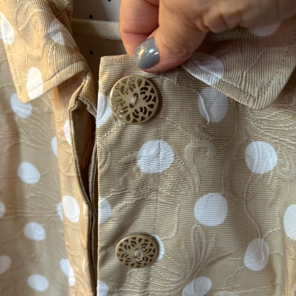 Chico’s Polka Dot Jacket - Picture 3 of 11
